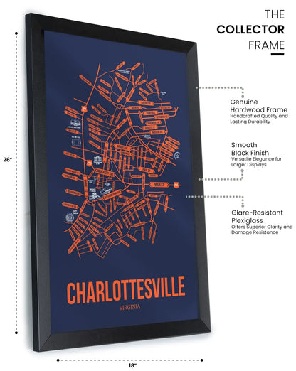 Charlottesville, Virginia street map