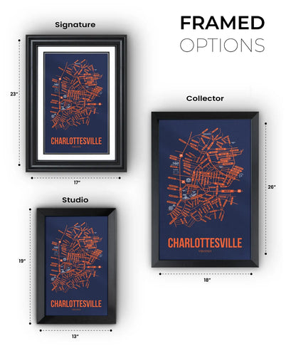 Charlottesville, Virginia street map