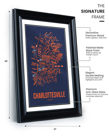 Charlottesville, Virginia street map