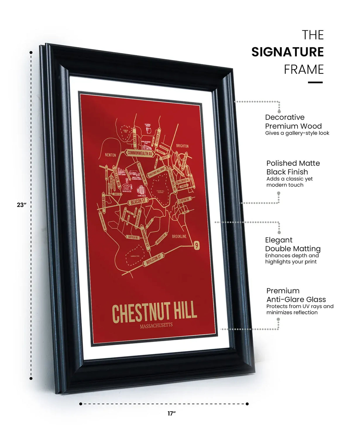 Chestnut Hill, Massachusetts street map