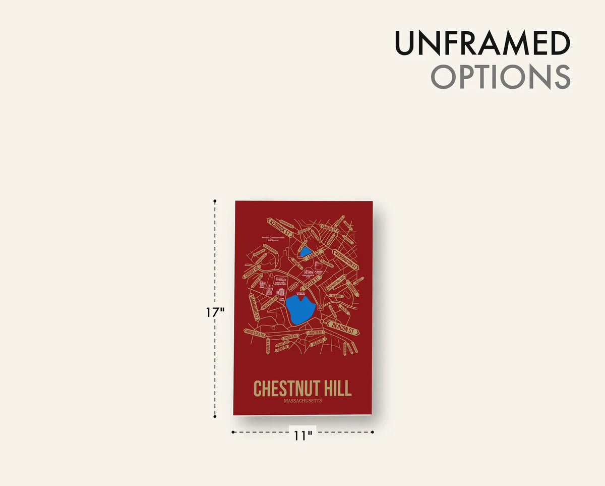 Chestnut Hill, Massachusetts street map