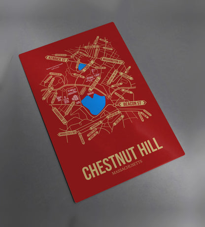 Chestnut Hill, Massachusetts street map