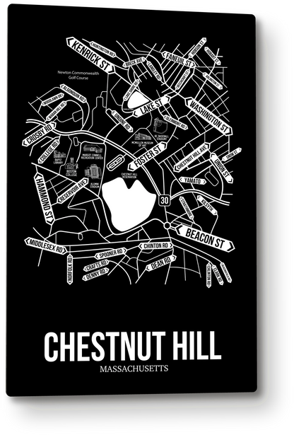 Chestnut Hill, Massachusetts street map