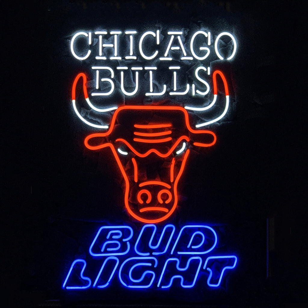 Chicago Bulls Bud Light Neon Sign Light