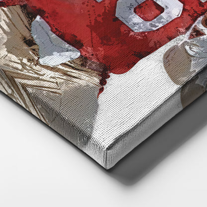 Joe Montana Canvas Art – San Francisco 49ers Wall Decor