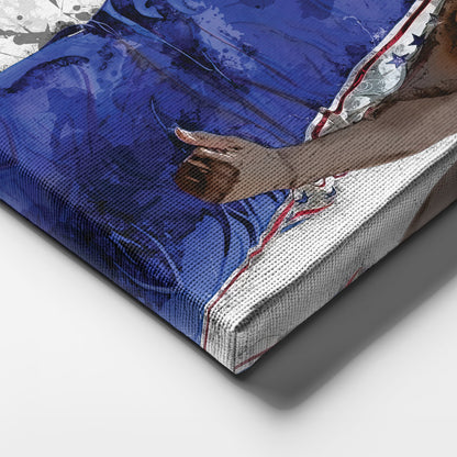 Joel Embiid Canvas Art – Philadelphia 76ers Wall Decor
