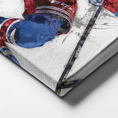 Artemi Panarin Canvas Art – New York Rangers Wall Decor