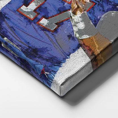 Josh Allen Canvas Art – Buffalo Bills Wall Decor