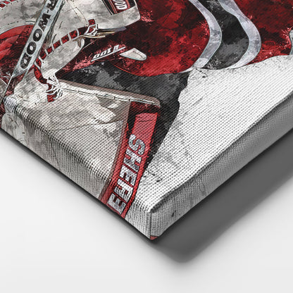 Martin Brodeur Canvas Art – New Jersey Devils Wall Decor