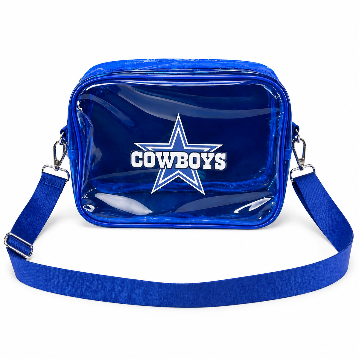 Dallas Cowboys Blue Tinted PVC Bag | Game Day Crossbody