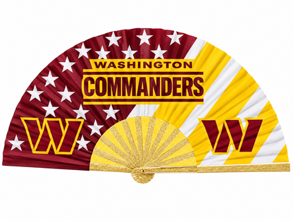 Washington Commanders Star Clack Fan | NFL Game Day Hand Fan