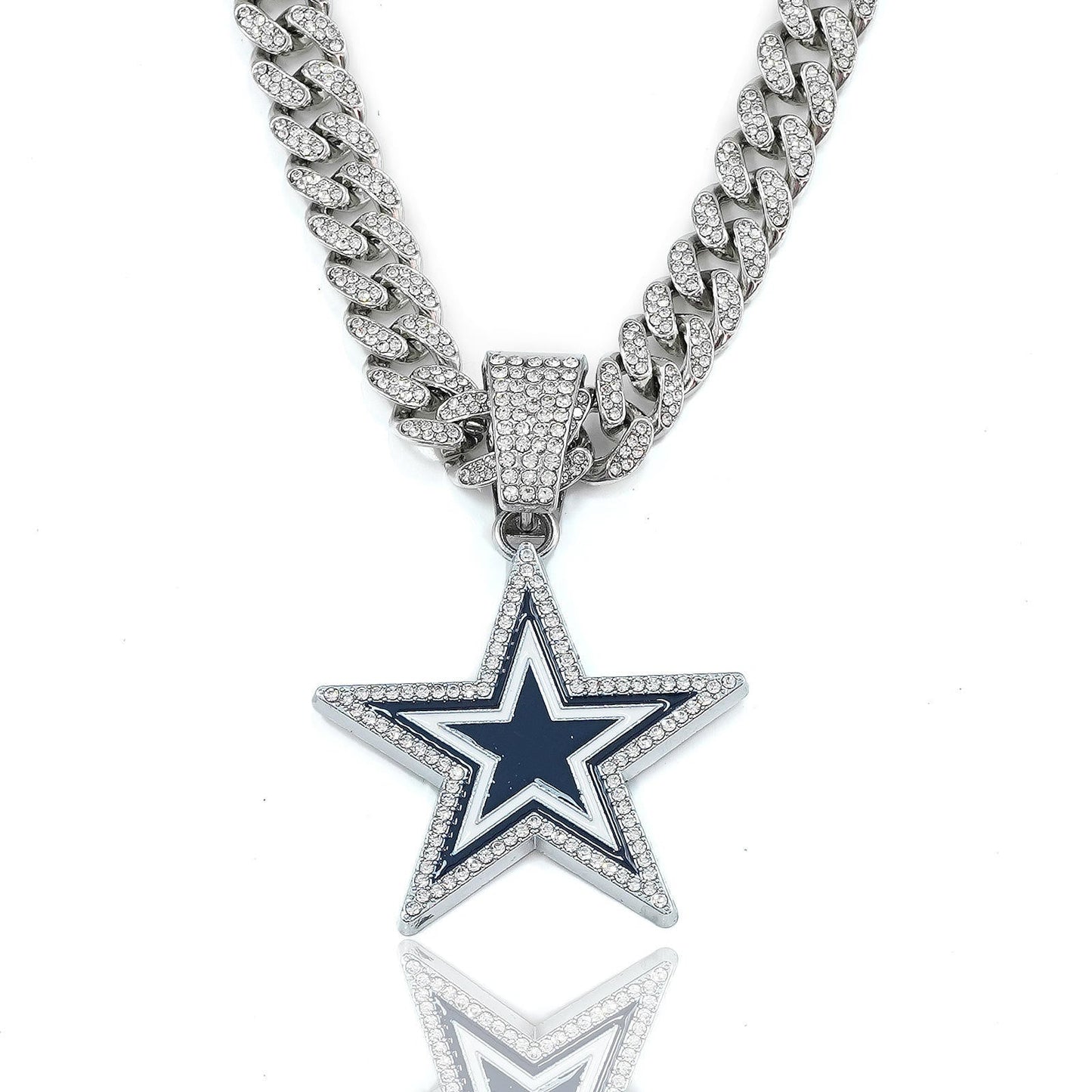 Dallas City Emblem Pendant Necklace for True Fans