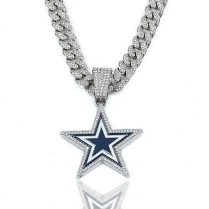 Dallas City Emblem Pendant Necklace for True Fans