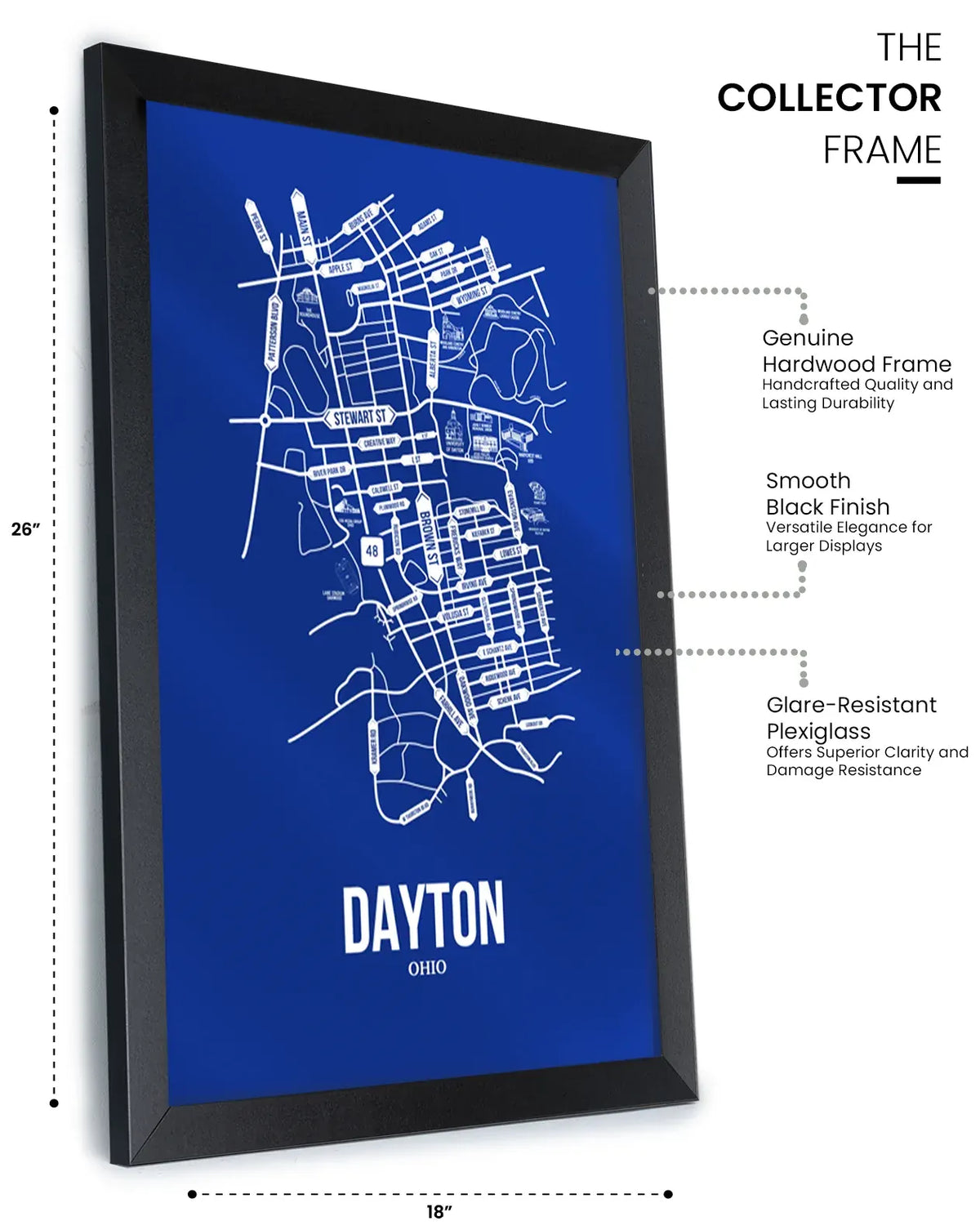 Dayton, Ohio street map