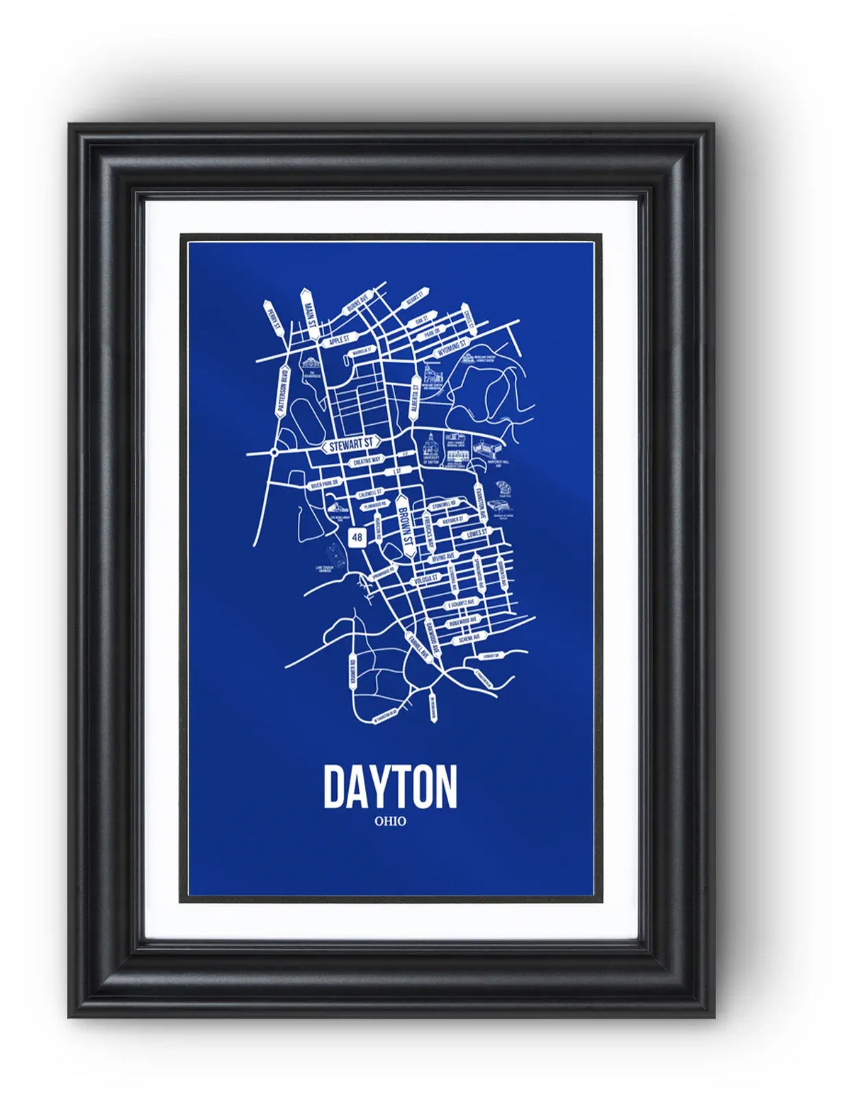 Dayton, Ohio street map