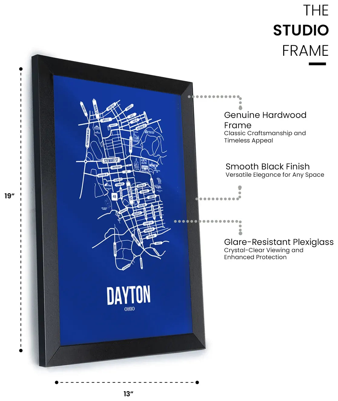 Dayton, Ohio street map