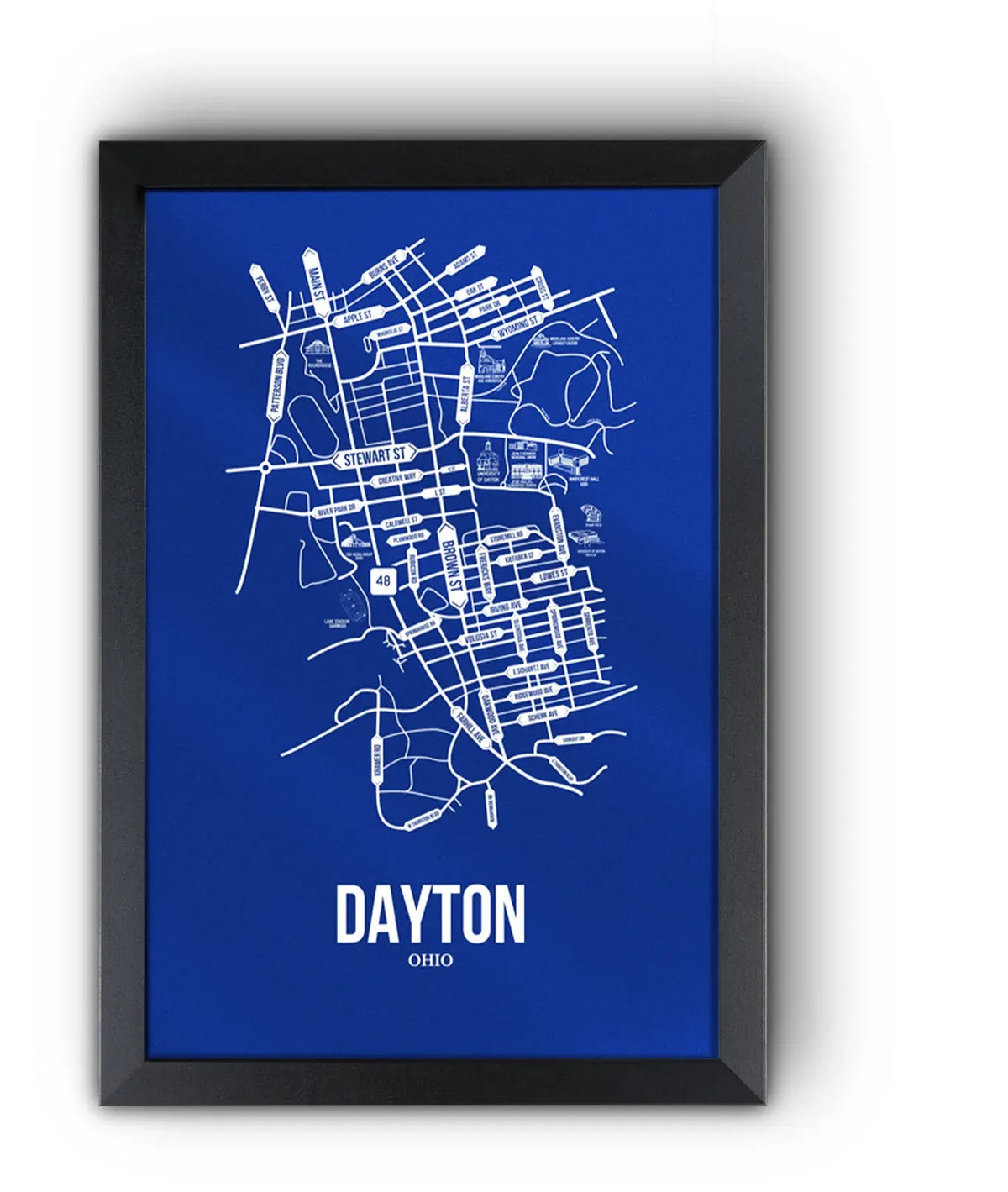 Dayton, Ohio street map