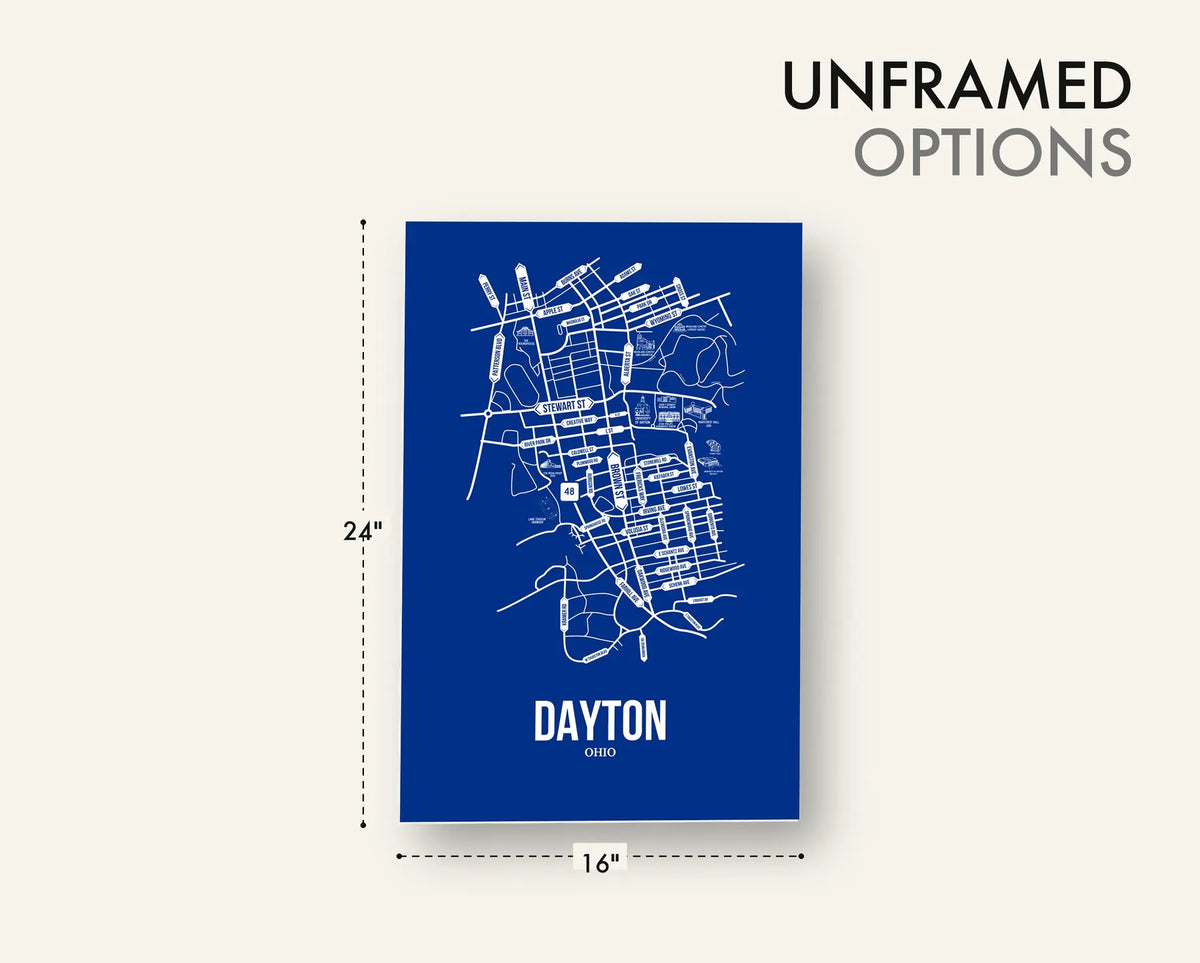Dayton, Ohio street map