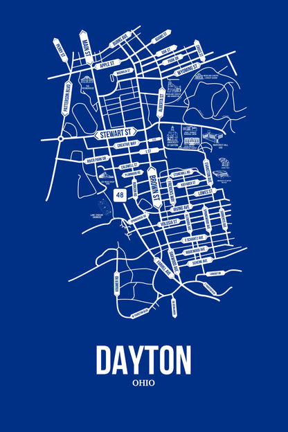 Dayton, Ohio street map