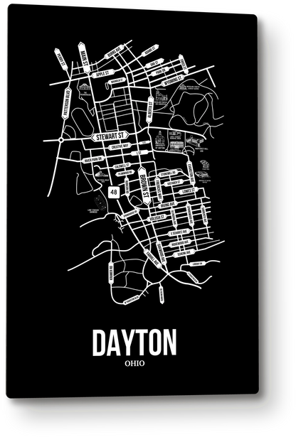 Dayton, Ohio street map