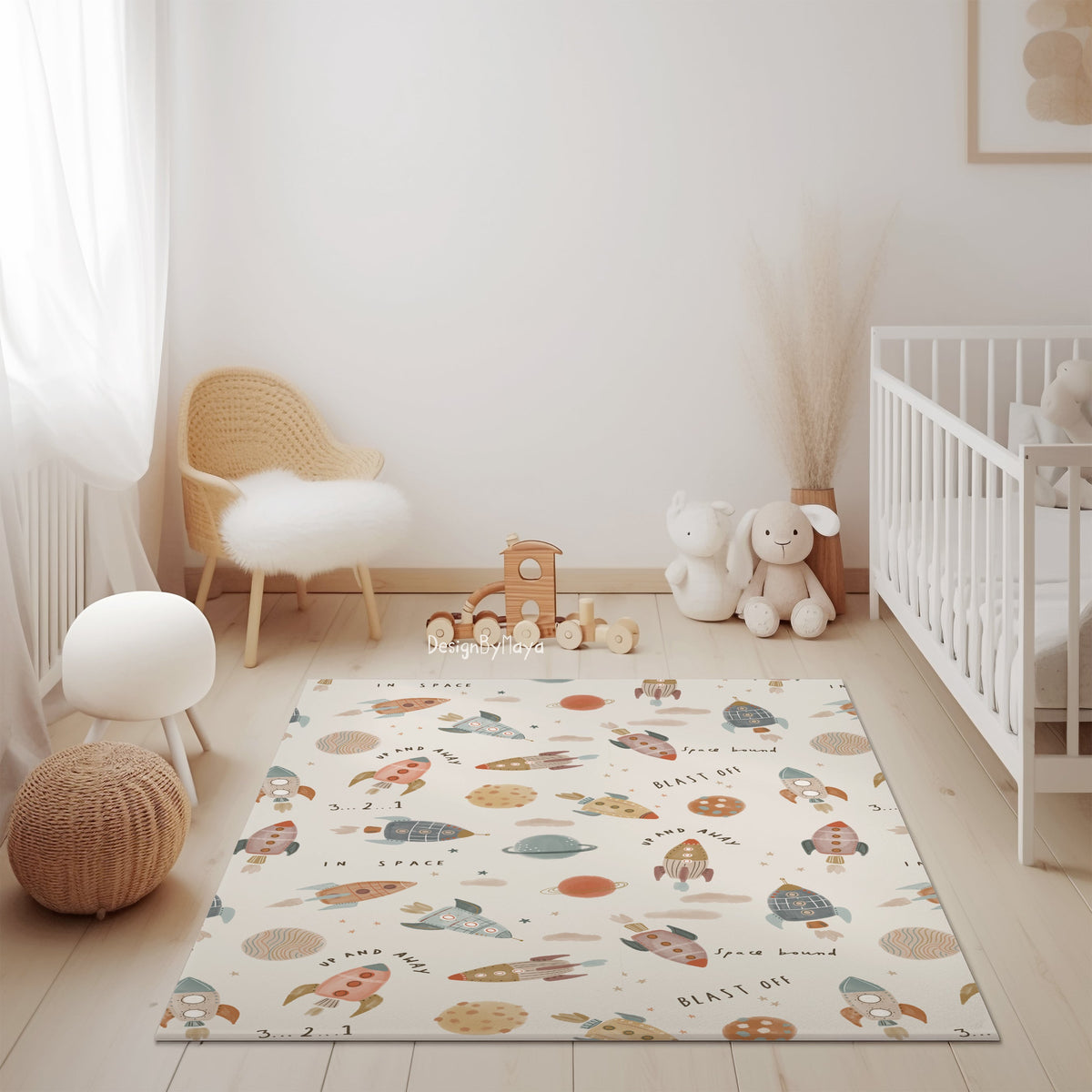 Baseball Field Playroom Rug / World map Area Rug