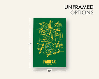 Fairfax, Virginia street map