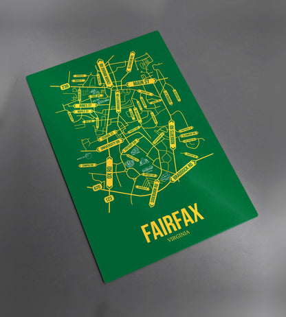 Fairfax, Virginia street map