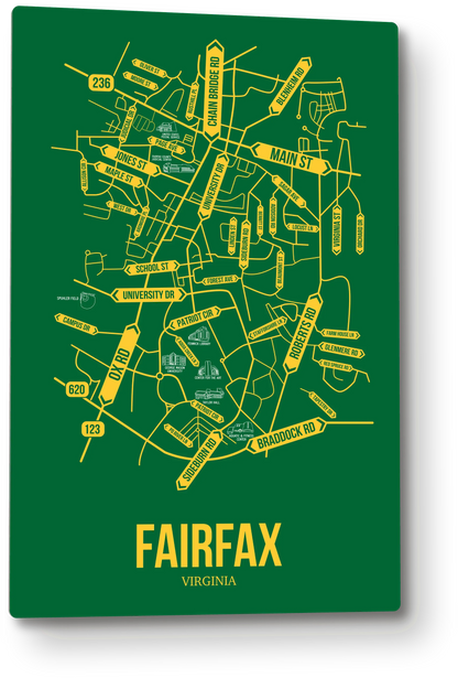 Fairfax, Virginia street map