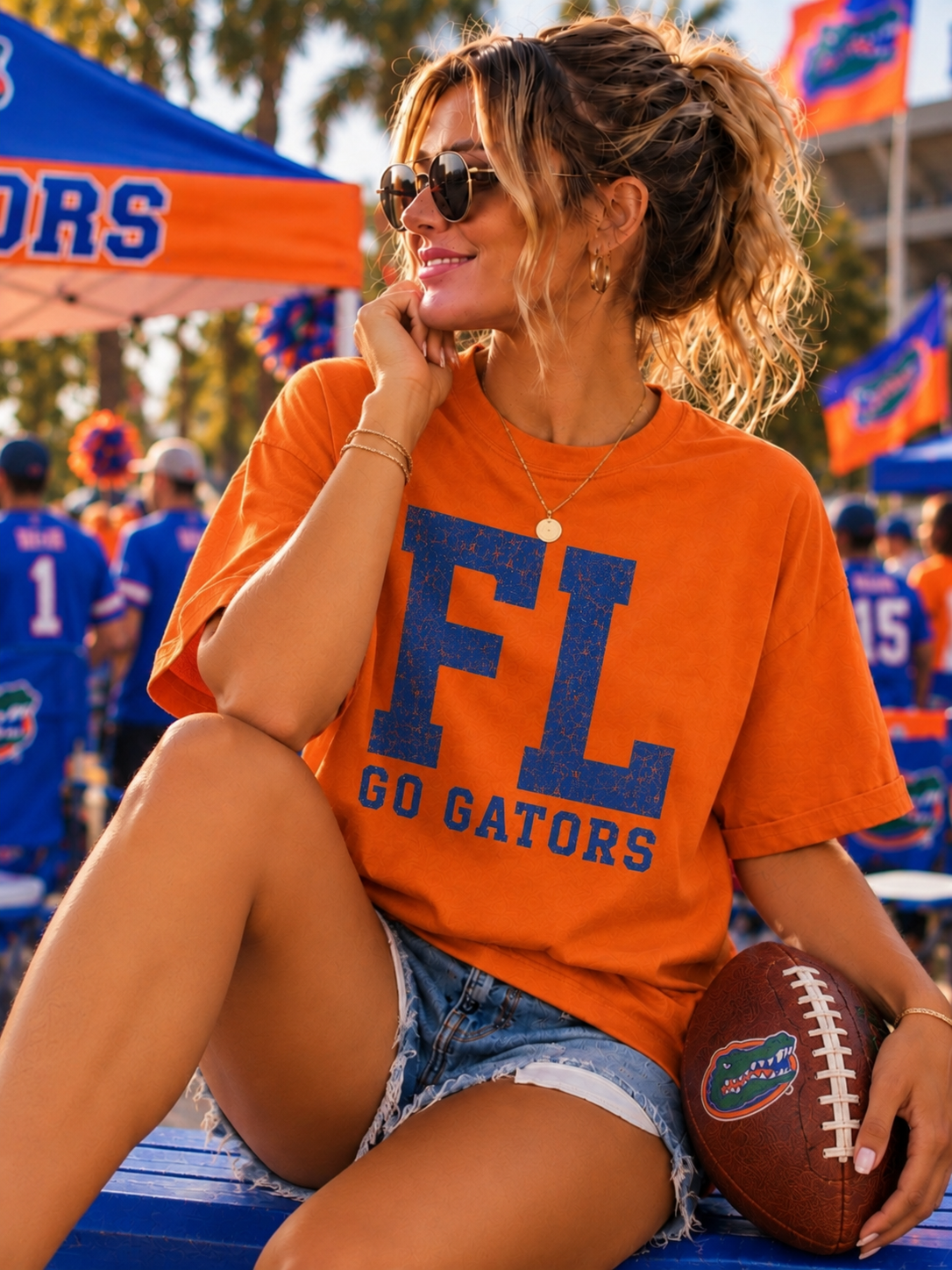 Florida Gators Retro Game Day Comfort Colors Graphic Tee