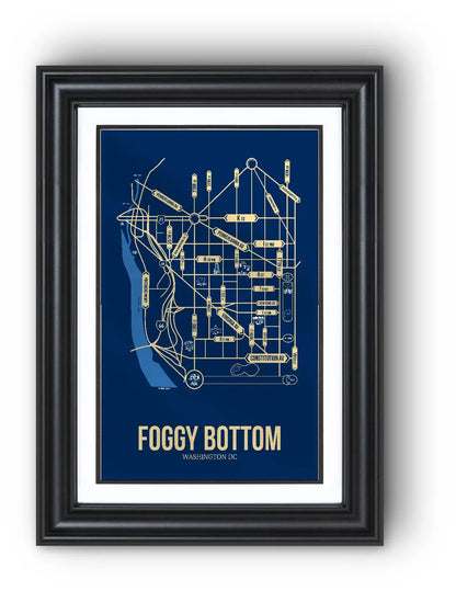 Foggy Bottom, Washington DC street map
