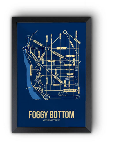 Foggy Bottom, Washington DC street map