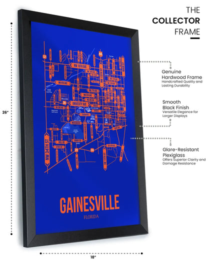 Gainesville, Florida street map