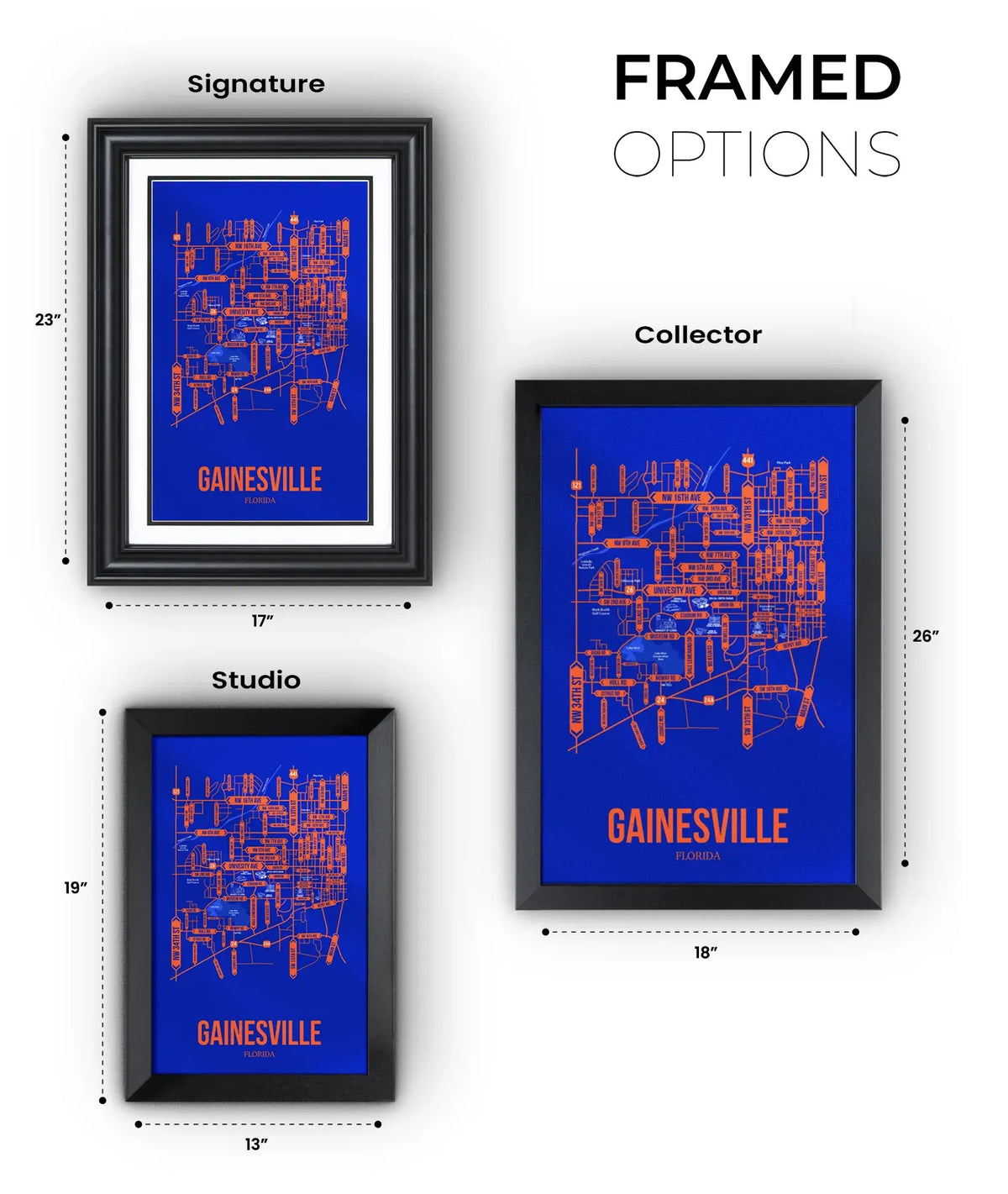 Gainesville, Florida street map