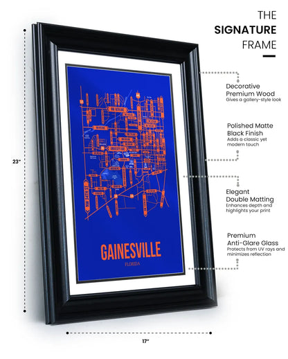 Gainesville, Florida street map