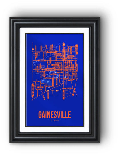 Gainesville, Florida street map
