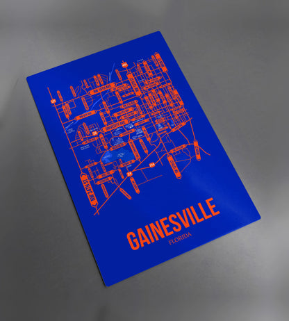 Gainesville, Florida street map