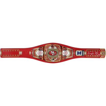 George Kittle San Francisco 49ers Autographed Fanatics Authentic WWE Title Belt with "Zero Miedo!" Inscription - Limited Edition of 5