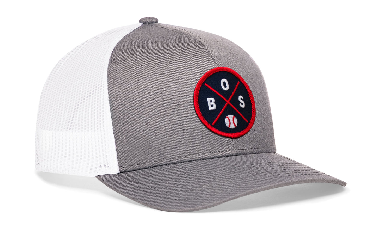 Boston Trucker Hat  |  BOS X Baseball Snapback