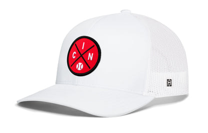 Cincinnati Trucker Hat  |  CIN X Baseball Snapback