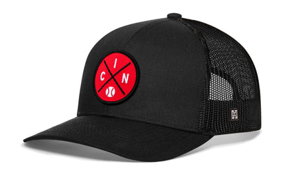 Cincinnati Trucker Hat  |  CIN X Baseball Snapback