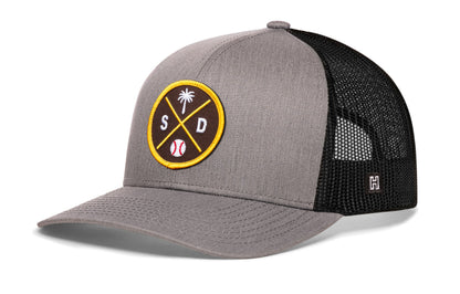 San Diego Trucker Hat  |  SD X Baseball Snapback
