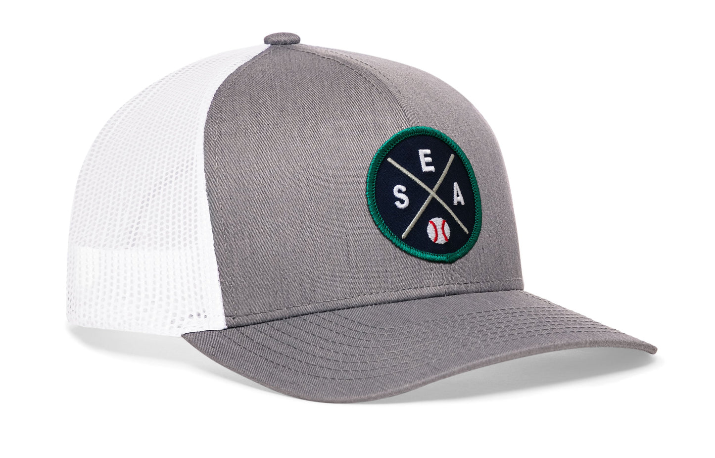 Seattle Trucker Hat  |  SEA X Baseball Snapback