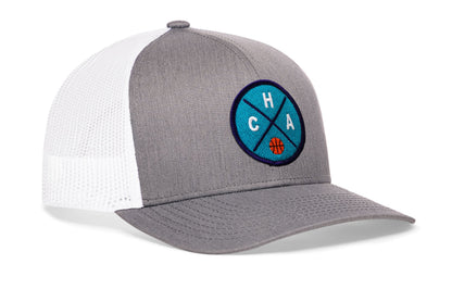 Charlotte Trucker Hat  |  CHA X Basketball Snapback