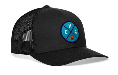 Charlotte Trucker Hat  |  CHA X Basketball Snapback