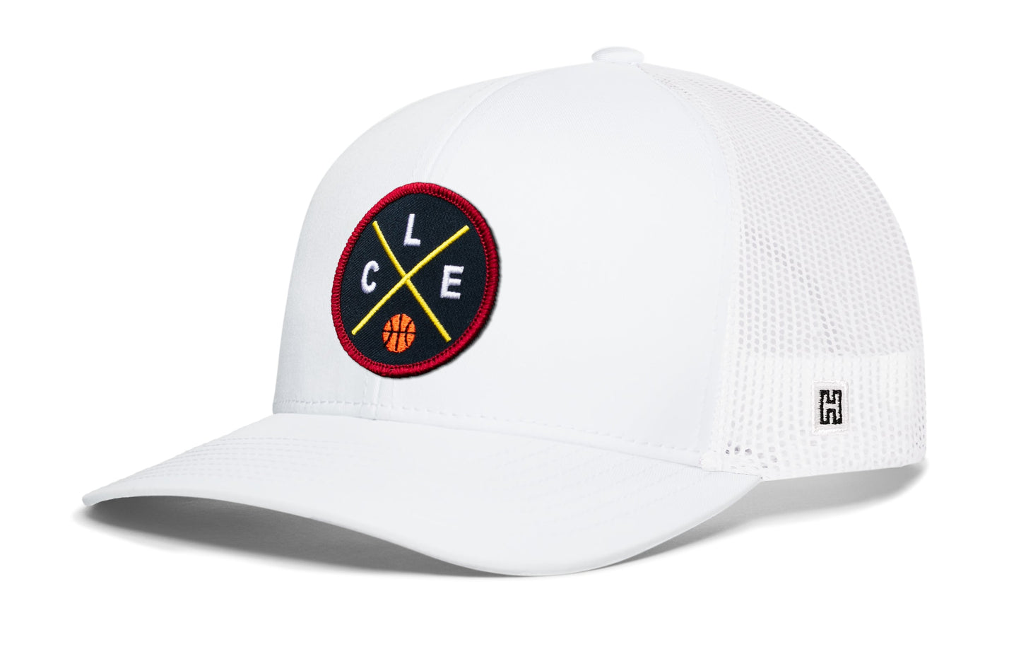 Cleveland Trucker Hat  |  CLE X Basketball Snapback