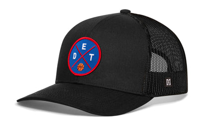 Detroit Trucker Hat  |  DET X Basketball Snapback