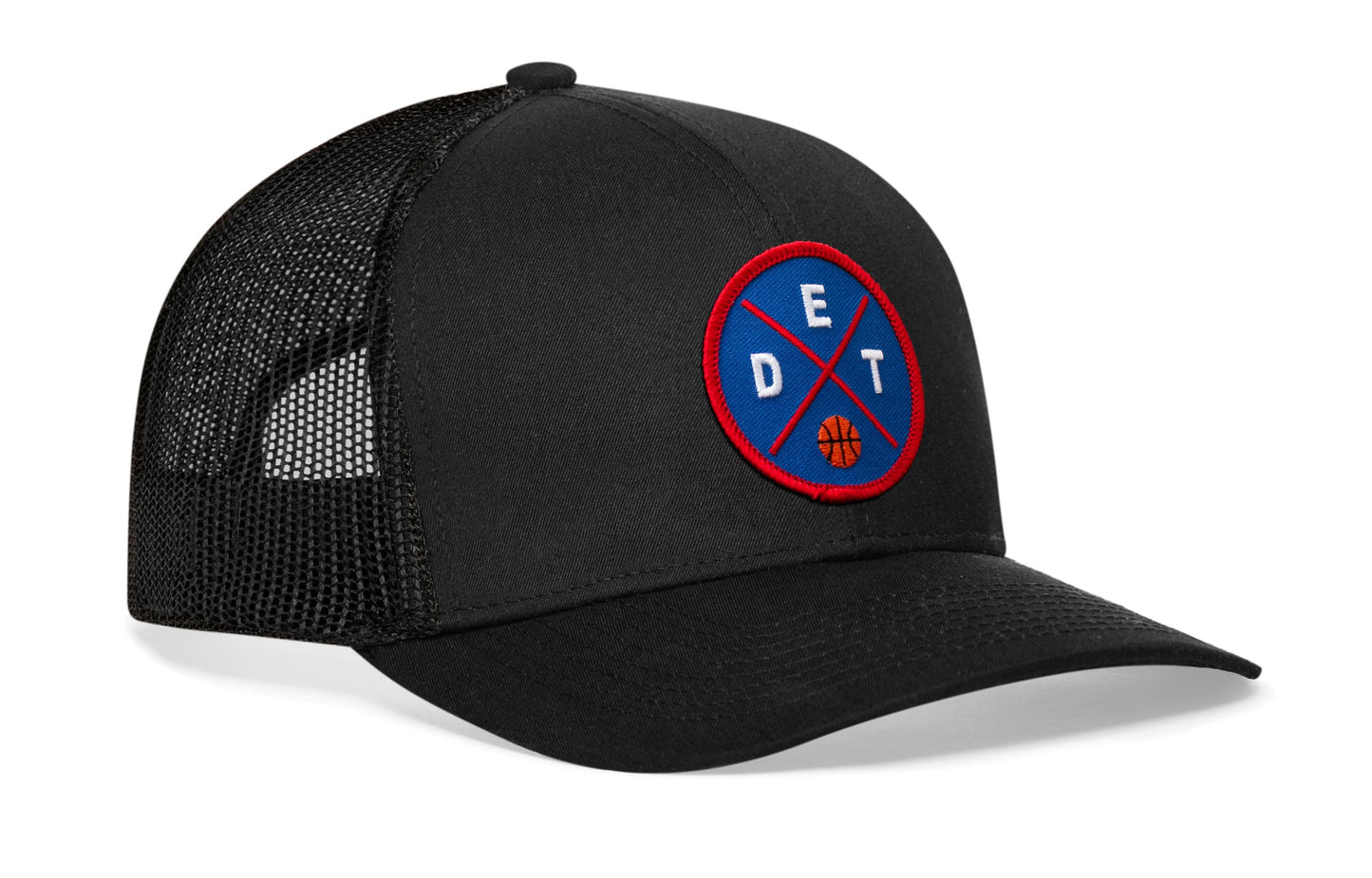 Detroit Trucker Hat  |  DET X Basketball Snapback