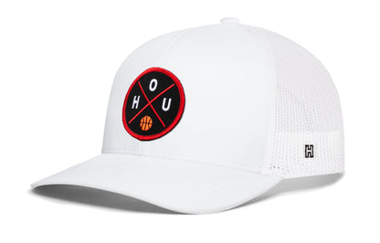 Houston Trucker Hat  |  HOU X Basketball Snapback