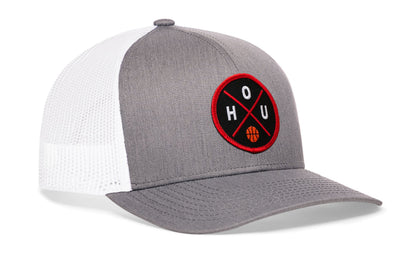 Houston Trucker Hat  |  HOU X Basketball Snapback
