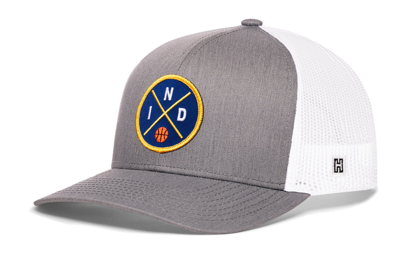 Indiana Trucker Hat  |  IND X Basketball Snapback